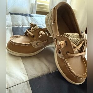 Sperry Kids Brown Moccasins